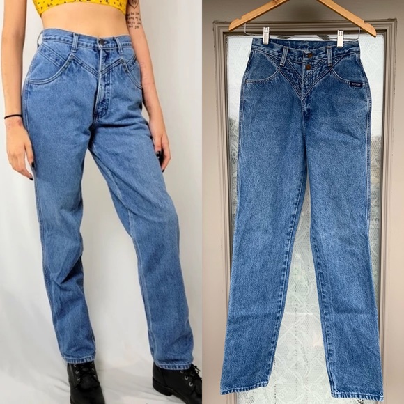 Rockies Denim - Vintage Rockies western high waisted straight leg mom jeans